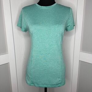 BCG Green Athletic Tee | Size XS Stretch‎ Short Sleeve Activewear Shirt Fitted